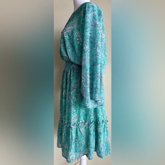 FLYING TOMATO PULLOVER V-NECK FLUTTER SKIRT DRESS, SZ 2X - Picture 6 of 9